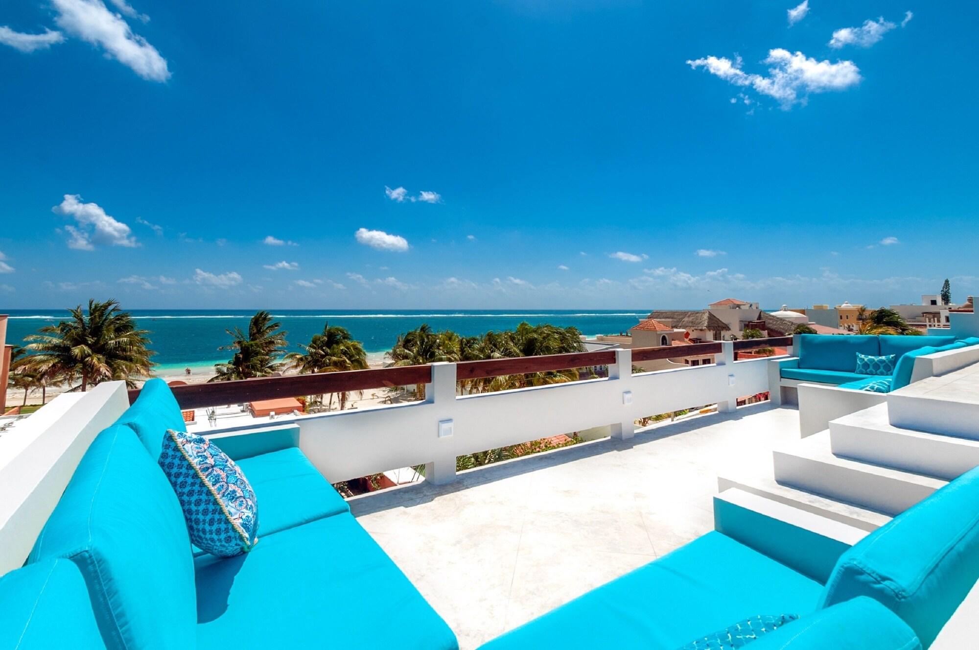 Casa Agua Azul Villa Puerto Morelos Ngoại thất bức ảnh